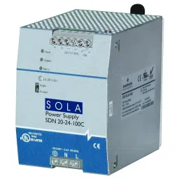 SOLAHD Ac-Dc Converter, Din Rail, 1 O/P, 480W, 20A, 24V, SDN20-24-100C-14