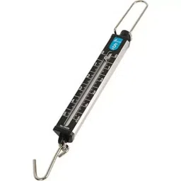 Shinwa Rules Portable Hanging Scale with Flat Scale Plate 5 Kg Weighing Capacity, 74459-17