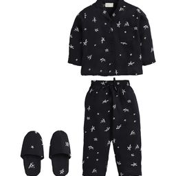 PICCOLO Girls Black & White Printed Night suit-image-6
