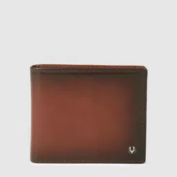 Allen Solly Men Leather Two Fold Wallet with Ombre Effect-2