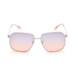 IDEE IDS2621C3SG Pink Mirrored Square Sunglasses-23