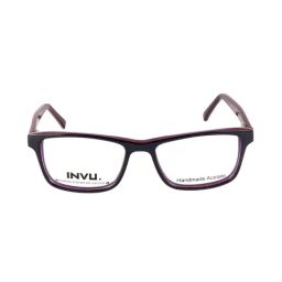 INVU A4022E Navy Full Rim Rectangular Frame-image-74