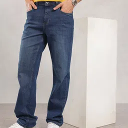 Nautica Men Relaxed Fit Light Fade Stretchable Jeans-picture-11