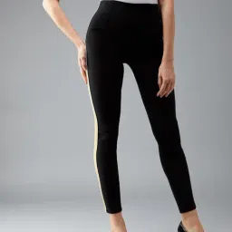 DOLCE CRUDO Black Skinny Fit Jeggings-picture-39