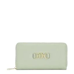 Tommy Hilfiger Kylee Green Solid Zip-Around Wallet for Women-image-43
