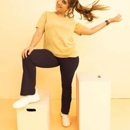 BlissClub Brown High Waist The Ultimate Flare Pants-image-52