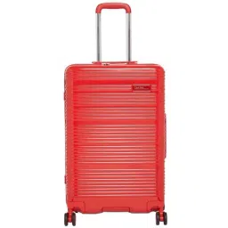 Calvin Klein Globetrotter Red ABS Hard Medium Trolley - 24 cms-image-46