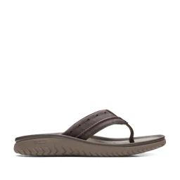 Clarks Men's Wesley Post Brown Thong Sandals-image-69