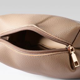 French Connection Textured Structured Tote Bag With Pouch image 4