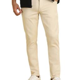 Allen Solly Beige Slim Fit Jeans-image-129