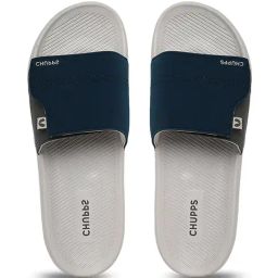 Chupps Men's Vapor AirSoft Navy Slides-4