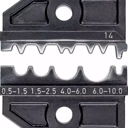 Knipex 97 49 14 Capacity 0.5-10 sq mm Crimping Die for For Non-Insulated Crimp Terminals-image-83