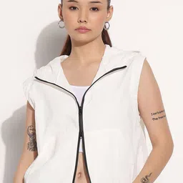 SHOWOFF Women Hooded Solid Casual Sporty Jacket-image-76