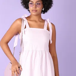V-Mart Print A-Line Dress-image-59
