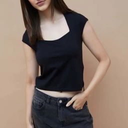 Ginger By Lifestyle Black Regular Fit Top-picture-45