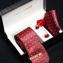 MUTAQINOTI Men Printed Accessory Gift Set-image-25