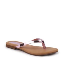 Fausto Women's Pink Thong Sandals-image-11