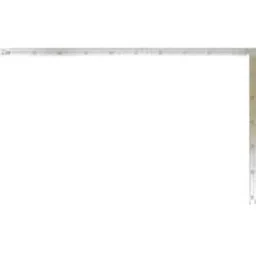 Shinwa Rules Big Stainless Metal Curved Scale, 36939567-80