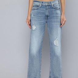 Levis Women High Rise 94 Baggy Fit Low Distress Light Fade Stretchable Jeans-image-98
