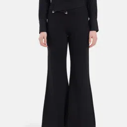 Kazo Black Relaxed Fit High Rise Jeggings-image-99