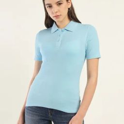 Levi's Blue Cotton Slim Fit Polo T-Shirt-picture-44