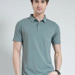 Monte Carlo Green Slim Fit T-Shirt-image-46