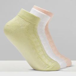 Honey by Pantaloons Multicolored Socks - Pack of 3-picture-19