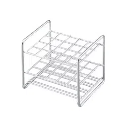 AS ONE Stainless Steel Test Tube Rack 75 mm Shelf Height, 2-9502-52-image-98