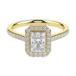 Fiona Diamonds Lab Grown Diamond 18k (750) Yellow Gold Ring for Women-picture-42