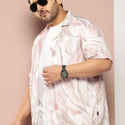 Sztori Plus Size Printed Casual Shirt-image-93