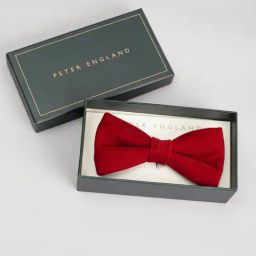 Peter England Red Solid Tie-picture-40