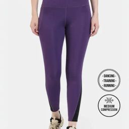 Zelocity by Zivame Blue Solid Leggings-image-52