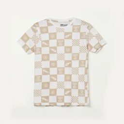 Fame Forever by Lifestyle Kids Oatmeal Printed Regular Fit T-Shirt-image-99