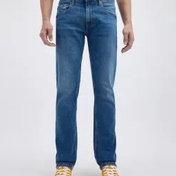 Pepe Jeans Blue Cotton Straight Fit Jeans-picture-47