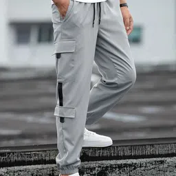 StyleCast x Revolte Men Pleated Cargos Trousers-image-55