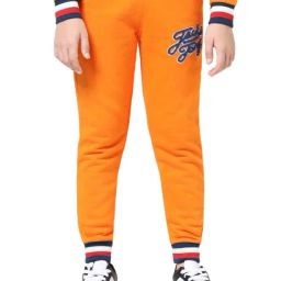 Jack & Jones Junior Orange Embroidered Trackpants-image-141