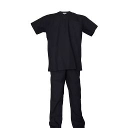 LOYAL NEEDS V Neck Short Sleeves Double Stitch Scrub Suit Customised Polycotton Fabric MSVMB XXL Size For Male-image-69