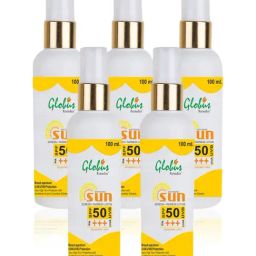 Globus Remedies Sunscreen Lotion SPF 50 PA+++ - Pack of 5-46