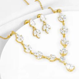 GIVA 925 Sterling Silver Golden Set for Women-picture-17