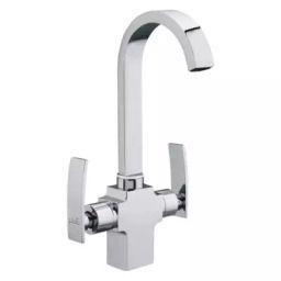 Plato Metalic Finish Joy Centre Hole Basin Mixer Size of 19.05 mm (3/4 Inch), J 010-13