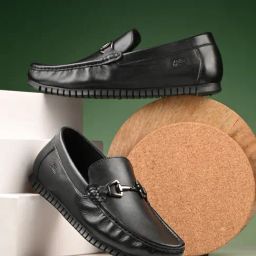 Hitz Men's Black Casual Loafers-image-89