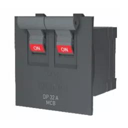 Cona StatuS Double Pole MCB 32A Current Black, 22232-36