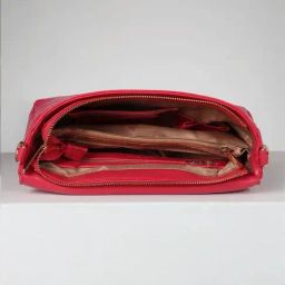 Allen Solly Pink Textured Free Size Sling Handbag image 5