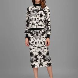 PURVAJA Off White & Black Printed Co-Ord Set-picture-47