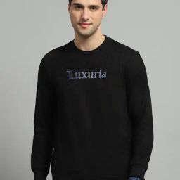 Monte Carlo Mens Printed Black Round Neck Full Sleeve Sweatshirt-image-65