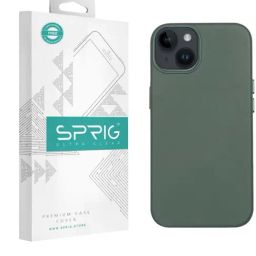 Sprig Leather Magnetic Back Cover for APPLE iPhone 14 (Green)-image-75