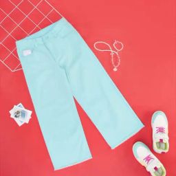 Pantaloons Junior Aruba Blue Cotton Regular Fit Jeans-image-34