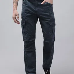 U.S. Polo Assn. Denim Co. Men Straight Fit Cargos Trousers-picture-45