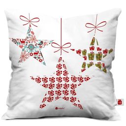 Indigifts White Printed Square Cushion Covers-image-61