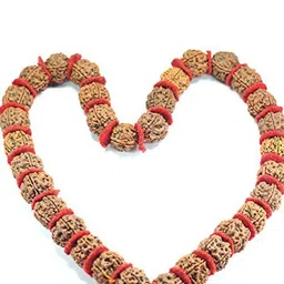 Divine souvenirs Unisex Rudraksha Beaded Statement Chain-36